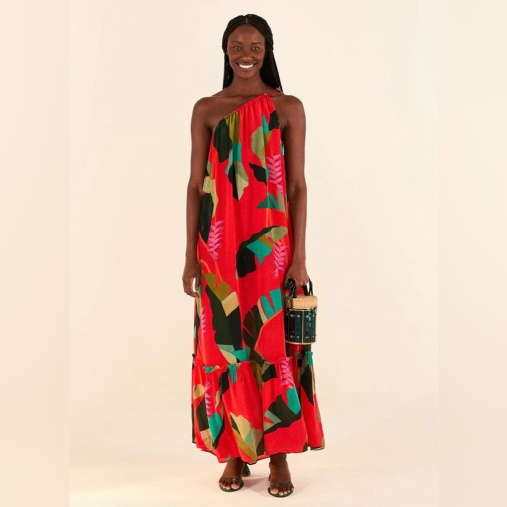 🌻 Farm Rio Heliconia Maxi Dress